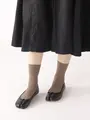 冷感タビショートソックス ベージュモク