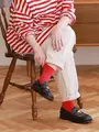 ソフティナイロンショートソックス ポピー (レッド)
