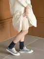 【冷感ドライ】サマーペチパンツ4分丈 ベージュ