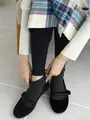 80デニールプレミアムレギンス10分丈 クロ