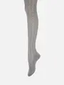 ウェーブストライプレースタイツ グレーモク