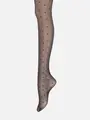 クリアードット柄ストッキング TLサイズ クロ