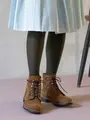 40デニール  PUFTYタイツ ダークカーキ