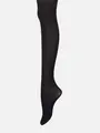 150デニール2×2リブタイツ クロ