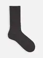 【メンズ】復刻ローゲージリブベタソックス(25.0~27.0cm) チャコールモク