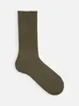 【メンズ】復刻ローゲージリブベタソックス(25.0~27.0cm) カーキ