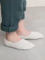 キッズ 無縫製無地カバーソックス19〜21cm ライトグレージュモク