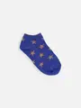 キッズ 星柄リンクススニーカー用ソックス16~18cm ロイヤルブルー