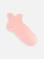 キッズ 綿ダブルガードスニーカー用ソックス16~18cm【カスタム刺繍対応商品】 ピーチピンク