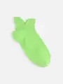 キッズ 綿ダブルガードスニーカー用ソックス16~18cm【カスタム刺繍対応商品】 クリーミーネオンライム