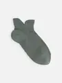 キッズ 綿ダブルガードスニーカー用ソックス19～21cm【カスタム刺繍対応商品】 グレイッシュミント