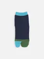 キッズ 足袋ネップ切替ソックス16~18cm ネイビー