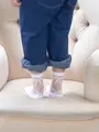 キッズ レースアップ柄シアーショートソックス16～18cm オフホワイト