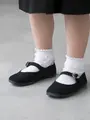 キッズ チュールドット柄ショートソックス19～21cm サラシ