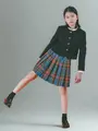 【ジュニアサイズ】表糸綿100で毛玉が出来にくい:ショートソックス22～24cm【カスタム刺繍対応】 ブラック