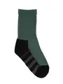 キッズ 足底の汚れが目立たないソックス16~18cm ダルグリーン