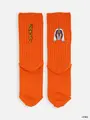 バカチンガーソックス(キッズL：19~21cm) オレンジ×バカチンガー