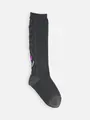 キッズ チューリップハイソックス16~18cm チャコールグレー