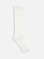 キッズ コットンリブハイソックス16~18cm オフホワイト