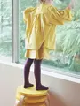 ジュニアサイズ 80デニールタイツ140～160cm【低身長さんにもおすすめ】 ダークパープル
