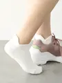 【定番】ドライ×デオドラントアキレスガードスニーカー用ソックス オフホワイト