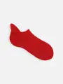 かかと引っぱり付ルームカバーソックス レッド