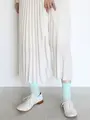 【定番】ソフトナイロン無地ショートソックス ミント