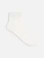 【定番】グリッターラメショートソックス オフホワイト