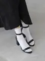 【定番】綿混ロールショートソックス オフホワイト