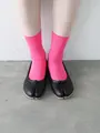ソフトナイロン足袋ショートソックス チェリーピンク