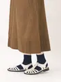 【最上級リネン】1×1リブショートソックス コン