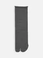 梳毛足袋ショートソックス チャコールグレー