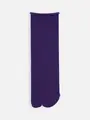 梳毛足袋ショートソックス バイオレット