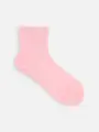【冷感】無地ショートソックス ピンク
