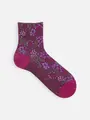 フロートFLOWERショートソックス ローズ