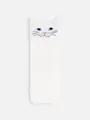 クールCATショートソックス オフホワイト