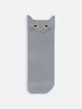 クールCATショートソックス ブルーグレー