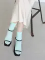 【定番】ソフトナイロンリブショートソックス ミント