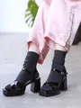 ラメアメリブソックス チャコールグレー
