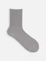ラメリブベタソックス グレー