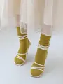 シルケット2×2リブソックス ジンジャー