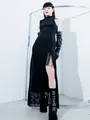 【KOZUE AKIMOTO×Tabio】足袋フロントロゴソックス クロ
