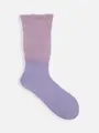 モヘアルーズハイカットソックス ライラック