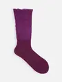 モヘアルーズハイカットソックス パープル