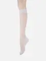 セミシアーレースハイソックス オフホワイト