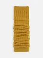 あったかウールのロングレッグウォーマー マスタード