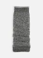 アルパカパイルレッグウォーマー チャコールグレー