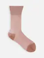 ultra sheer socksショートソックス ピンクペシェ