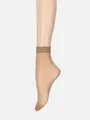 ナチュラルカバーショートソックス スキニ-ベージュ