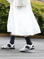 【さらっと冷感】素足のように履けて、無駄のないソックス ネイビーグレー